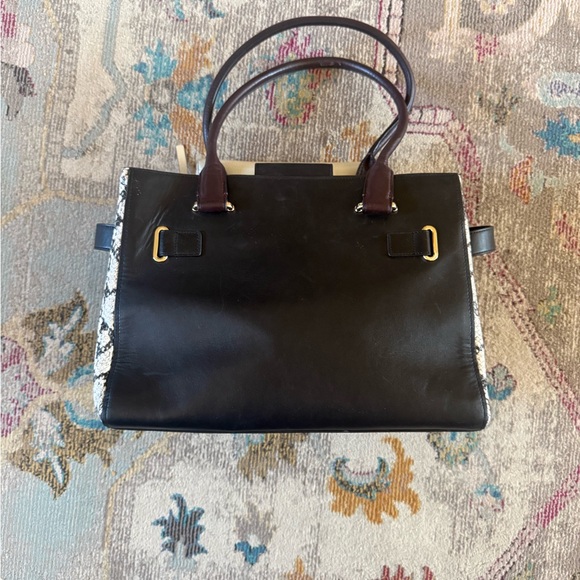 Coach 🐎 Swagger Carryall Colorblock Exotic Python 🐍 - Picture 2 of 11